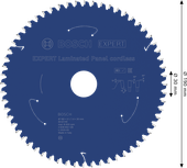 Bosch EXPERT lamineeritud paneelide akutoitel ringsae tera, läbimõõt 190 mm.